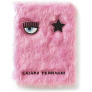 LIBRO DIARIO 16MESI CHIARA FERRAGNI CON ADESIVI 18,5X14CM 540PG.EDIZIONE SPECIALE COPERTINA PELUCHE PIGNA SCUOLA ITALY