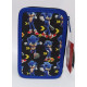 SCHOOL PACK SONIC 2 THE HEDGEHOG ZAINO SCUOLA ORGANIZZ.OVETTO40X30X18CM+ASTUCCIO 3ZIP 44PZ PASTELLI+PENNARELLI+ACCESSO.