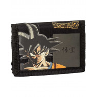 PORTAFOGLIO VELCRO A STRAPPO DRAGON BALL ORIGINAL 12,5X8,5X1,5CM ZIP PORTAMONETE COMIX ANIME PANINI SCUOLA ITALY