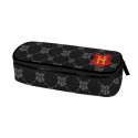 ASTUCCIO OVALE SCUOLA HARRY POTTER NERO 23X10X5CM 1 ZIP +TASCA INTERNA C/ZIP+PATTINA PORTAPENNE GUT SCUOLA ITALY
