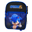 ZAINO ASILO E TEMPO LIBERO SONIC2 THE HEDGEHOG ZAINETTO 28,5X26X10CM 1ZIP +TASCA C/ZIP+2 PORTABORRACCE UTILE PER VIAGGI