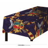 TOVAGLIA COPRITAVOLA IN STOFFA 137X274SCUOLA DI MAGIA HARRY POTTER PER FESTE DI HALLOWEEN COMPLEANNO E PARTY A TEMA MAGO