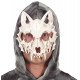 MASCHERA COPRIVISO TESCHIO GATTO ANIMAL IN PVC RIGIDO PER TRAVESTIMENTI DI HALLOWEEN CARNEVALE PARTY E SCENE HORROR