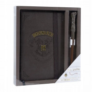 STATIONERY SET MAGO HARRY POTTER LIBRO BIANCO PER APPUNTI + PENNA BACCHETTA MAGICA HOGWARTS WIZARDING WORLD