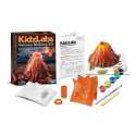 KIDZLABS 4M CREA IL TUO VULCANO FUNZIONANTE 9,5CM DIPINGILO E DECORALO 8+ANNI ESPERIMENTO SCIENTIFICO CON LIBRO