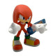 SONIC KNUCKLES THE HEDGEHOG COMANSI FIGURA PUPAZZO 9CM OFFICIAL PRODUCT SEGA IN PLASTICA SAGOMATA ARANCIONE E MULTICOLOR