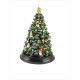 CARILLON ALBERO DI NATALE IN MOVIMENTO CON LUCI E SUONI MELODIE NATALIZIE26X18X18CM CAVO USB INCLUSO FUNZIONA A BATTERIE