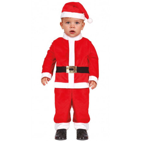 COSTUME BABBO NATALE BABY NEONATO 12/18 MESI VESTITO E CAPPELLO PER TRAVESTIMENTI E SCENE NATALIZIE MAMA NOEL NO ACCESS