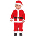 COSTUME BABBO NATALE BABY NEONATO 18/24 MESI VESTITO E CAPPELLO PER TRAVESTIMENTI E SCENE NATALIZIE MAMA NOEL NO ACCESS