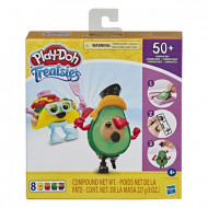 SET PLAY DOH TREATSIES 50+ COMBINAZIONI 8 VASETTI PASTA MODELLABILE TACOS E AVOCADO NON TOSSICO GIOCA E IMPARA HASBRO