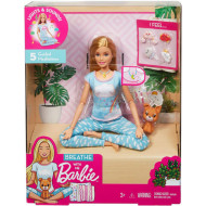 BARBIE MEDITAZIONE DOLL PLAYSET + ACCESSORI BAMBOLINA BARBIE MEDITA INSIEME AL SUO AMICO CUCCIOLO 3+ANNI MATTEL