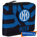 PORTAFOGLIO FC INTERNAZIONALE OFFICIAL PRODUCT 12X10CM CHIUSURA CON ZIP 2 SCOMPARTI PORTAMONETE E PORTACARTE SEVEN ITALY