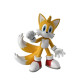 SONIC THE COMANSI FIGURA TAILS PUPAZZO 9CM OFFICIAL PRODUCT SEGA IN GOMMA RIGIDA SAGOMATA GIALLA E MULTICOLOR