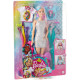 BARBIE CAPELLI FANTASIA UNICORNO E SIRENE SCATOLA CON BAMBOLINA 30CM E ACCESSORI BARBIE MATTEL OFFICIAL PRODUCT