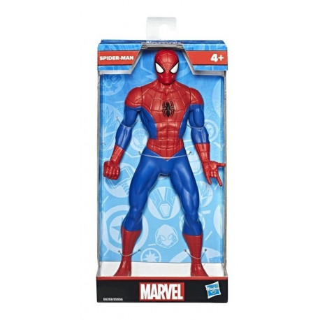 PERSONAGGIO SPIDER MAN MARVEL 25CM GIOCATTOLO IN PLASTICA ROSSO E BLU UOMO RAGNO HASBRO OFFICIAL PRODUCT