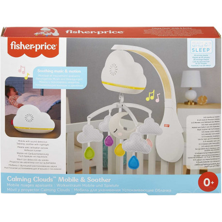 GIOSTRINA CARILLON DA CULLA SOFFICI NUVOLETTE MUSICA E MOVIMENTO RILASSANTI PER IL TUO BEBÈ FISHER PRICE OFFICIAL PRODUC