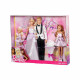 SET FAMIGLIA BARBIE KEN E LE BIMBE MATRIMONIO ROMANTICO KIT 4 BAMBOLE + TORTA NUZIALE WEDDING GIFT SET MATTEL OFFICIAL P