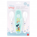 SET 2 CUCCHIAI IN ASTUCCIO DA VIAGGIO MICKEY MOUSE CLASSIC BABY DISNEY COOL CONTIENE LIBRO ITRUZIONI OFFICIAL PRODUCT