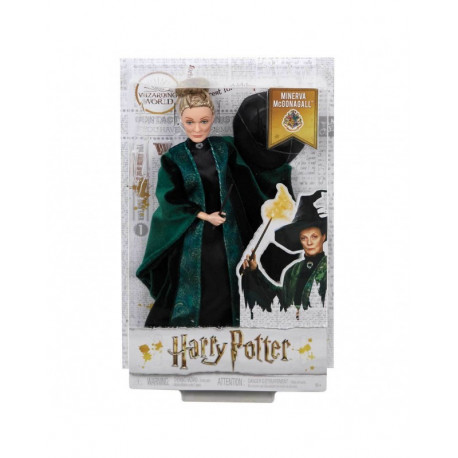 SET HARRY POTTER MINERVA PROFESSORESSA MC GRANITT 30CM+ CAPPELLO LIBRICINO DI MAGIA WIZARDING WORLD ORIGINAL MATTEL