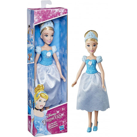 BAMBOLA PRINCIPESSA CINDERELLA DISNEY CLASSIC FASHION DOLL ORIGINAL BAMBOLINA 30CM CAPELLI BIONDI C/SCATOLA HASBRO ORIG.