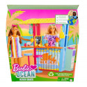 BARBIE THE OCEAN CHIOSCO DA SPIAGGIA MALIBU CON TANTI ACCESSORI E 2 SEDUTE PER BAMBOLE MATTEL OFFICIAL PRODUCT