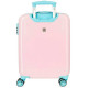 TROLLEY DA VIAGGIO ABS 4 RUOTE MINNIE PLAY ALL DAY DISNEY VALIGIA TOPOLINA ROSA BAG.A MANO 57X38X20CM 2 CHIUS.A COMBINAZ