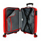 TROLLEY DA VIAGGIO ABS 4RUOTE MICKEY THINGS DISNEY VALIGIA TOPOLINO ROSSA BAG.A MANO 55X38X20CM 2 CHIUS.A COMBINAZ