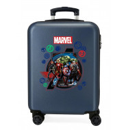 TROLLEY DA VIAGGIO ABS 4 RUOTE SUPER EROI MARVEL ON THE WARPATH VALIGIA BAGAGLIO A MANO 38X55X20CM CHIUSURA A COMBINAZ