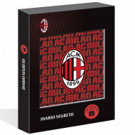 BIG SECRET DIARY AC MILAN OFFICIAL LIBRO DIARIO SEGRETO CON LUCCHETTO 16X20CM CUSTODIDISCI I TUOI SEGRETI DA SEVEN ITALY