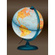 GLOBO LUMINOSO SAFARI + MANUALE CARTOGRAFIA INCLUSA 25CM 230V A LED MAPPAMONDO ILLUSTRATO TECNODIDATTICA MADE IN ITALY