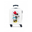 TROLLEY DA VIAGGIO MINNIE MAGIC DISNEY RIGIDO ABS4RUOTE 37X55X20CM VALIGIA BAGAGLIO A MANO TOPOLINA CHIUS.A COMBINAZIONI