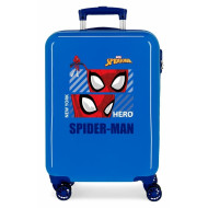 TROLLEY DA VIAGGIO ABS SPIDERMAN HERO MARVEL 4 RUOTE DOPPIE 36X54X20CM VALIGIA BAGAGLIO A MANO CHIUSURA A COMBINAZIONI