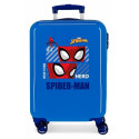 TROLLEY DA VIAGGIO ABS SPIDERMAN HERO MARVEL 4 RUOTE DOPPIE 36X54X20CM VALIGIA BAGAGLIO A MANO CHIUSURA A COMBINAZIONI