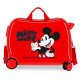 TROLLEY CAVALCABILE4 RUOTE ABS MICKEY MOUSE DISNEY ORIGINAL 50X38X20CM VALIGIA TOPOLINO BAGAGLIO A MANO CHIUS.A COMBINAZ