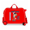 TROLLEY CAVALCABILE4 RUOTE ABS PINOCCHIO DISNEY ORIGINAL 50X38X20CM VALIGIA BURATTINO BAGAGLIO A MANO CHIUS.A COMBINAZIO