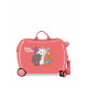 TROLLEY CAVALCABILE4 RUOTE ABS DISNEY ARISTOCATS BETTER TOGETHER CORAL 50X38X20CM VALIGIA BAGAGLIO A MANO CHIUS.A COMB