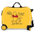 TROLLEY CAVALCABILE 4 RUOTE ABS WINNIE THE POOH ORIGINAL 50X38X20CM VALIGIA ORSACCHIOTTO BAGAGLIO A MANO CHIUS.A COMBINAZ
