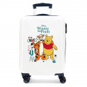 TROLLEY DA VIAGGIO WINNIE THE POOH & TIGGER DISNEY ORIGINAL BLACK VALIGIA ABS 4 DOPPIE RUOTE BAGAGLIO CABINA 38X20X55CM