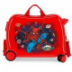 TROLLEY CAVALCABILE 4 RUOTE ABS SPIDERMAN POP MARVEL ORIGINAL 50X38X20CM VALIGIA CABINA CON TIRANTE UOMORAGNO SUPEREROE