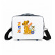 BEAUTY CASE DA VIAGGIO ABS SIMBA COLORS DISNEY 30X23X16CM NECESSER CON TRACOLLA TIRANTE E FASCIA AGGANCIABILE AL TROLLEY