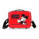 BEAUTY CASE DA VIAGGIO ABS MICKEY MOUSE FASHION DISNEY ORIGINAL CON TRACOLLA TIRANTE 30X23X16CM SI AGGANCIA AL TROLLEY