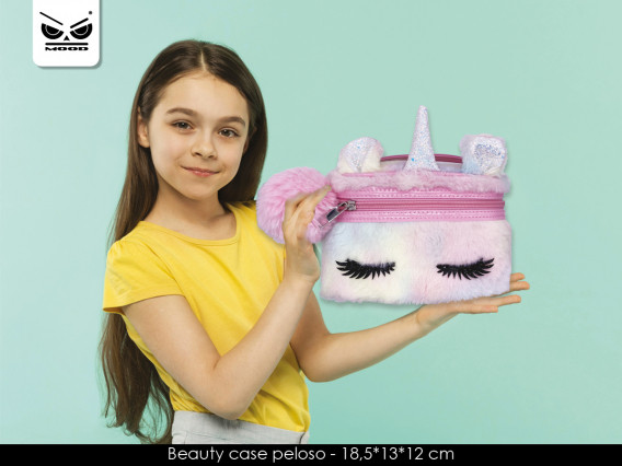 Funnyy Beauty Case Unicorno Da Viaggio - Trousse Appendibile Con Multi Tasche, Organizer Per Trucco E Toeletta, Regalo Per Donne E Ragazze
