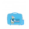 BEAUTY CASE DA VIAGGIO ABS MICKEY DAISY BE YOURSELF DISNEY 30X23X16CM VALIGIA TRACOLLA TIRANTE E FASCIA AGGANCIO TROLLEY