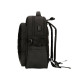 ZAINO ORGANIZZATO PORTA PC E TABLET ADEPT DMAS NERO 28X40X16CM USB 2 ZIP MULTITASCHE + FASCIA AGGANCIO AL TROLLEY