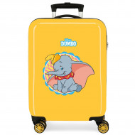 TROLLEY DA VIAGGIO DUMBO OCRA DISNEY RIGIDO ABS4RUOTE 37X55X20CM VALIGIA ELEFANTINO BAGAGLIO A MANO CHIUSURE A COMBIN