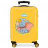 TROLLEY DA VIAGGIO DUMBO OCRA DISNEY RIGIDO ABS4RUOTE 37X55X20CM VALIGIA ELEFANTINO BAGAGLIO A MANO CHIUSURE A COMBIN