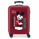 TROLLEY DA VIAGGIO MICKEY AUTHENTIQUE DISNEY RIGIDO ABS4RUOTE 37X55X20CM VALIGIA BAGAGLIO A MANO TOPOLINO CHIUS.A COMBIN