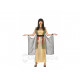 COSTUME CARNEVALE CLEOPATRA REGINA D"EGITTO TG L ABITO ORO VESTITO COMPLETO COLLETTO SCIALLE PANTALONE NO ACCESSORI