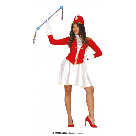 COSTUME DA MAJORETTE TG.M VESTITO PER TRAVESTIMENTI DI CARNEVALE E SPETTACOLI VARI SOLO ABITO NO ACCESSORI