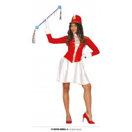 COSTUME DA MAJORETTE TG.L VESTITO PER TRAVESTIMENTI DI CARNEVALE E SPETTACOLI VARI SOLO ABITO NO ACCESSORI